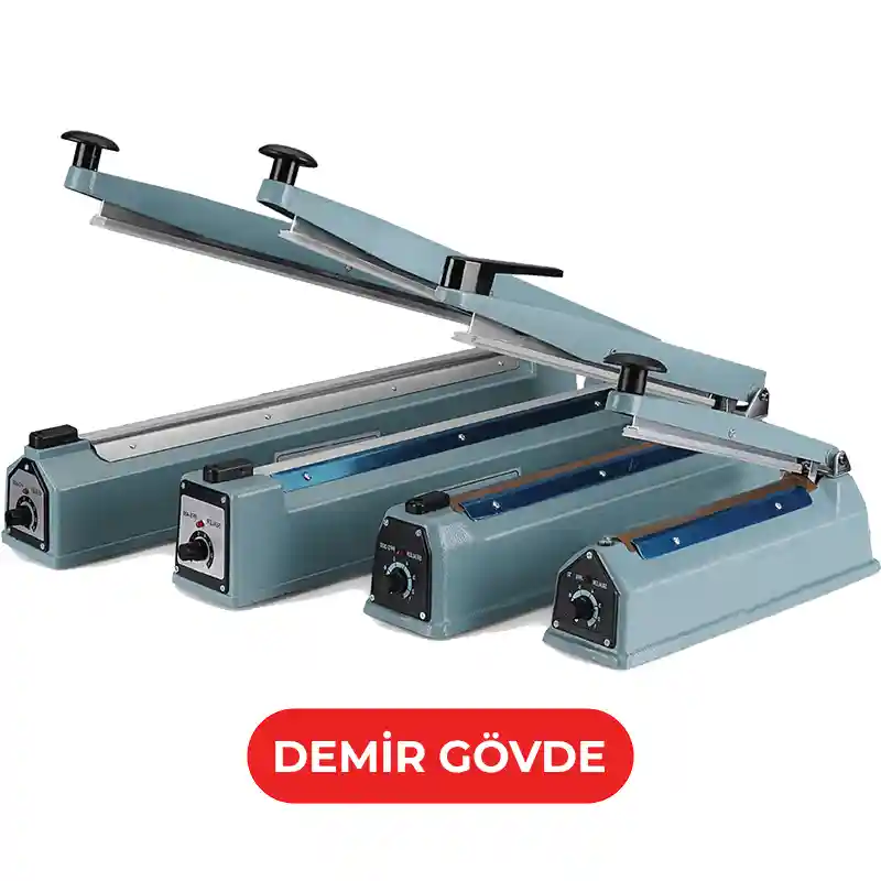 Demir Gövde Poşet ağzı yapıştırma makinaları